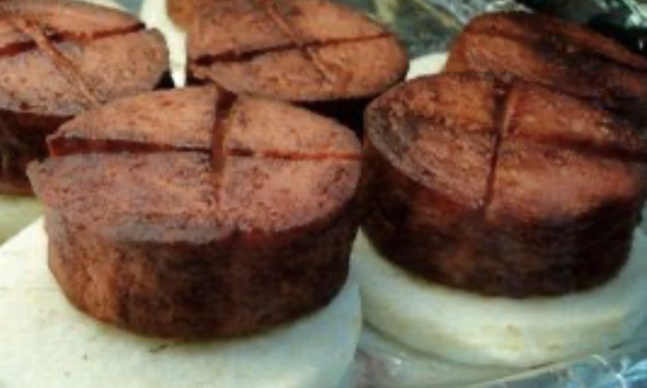 Arepa con salchichón